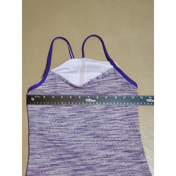 Lululemon Power Y Tank Top In Wee Are From Space Bruised Berry Women’s‎ Size 4 - Picture 6 of 6